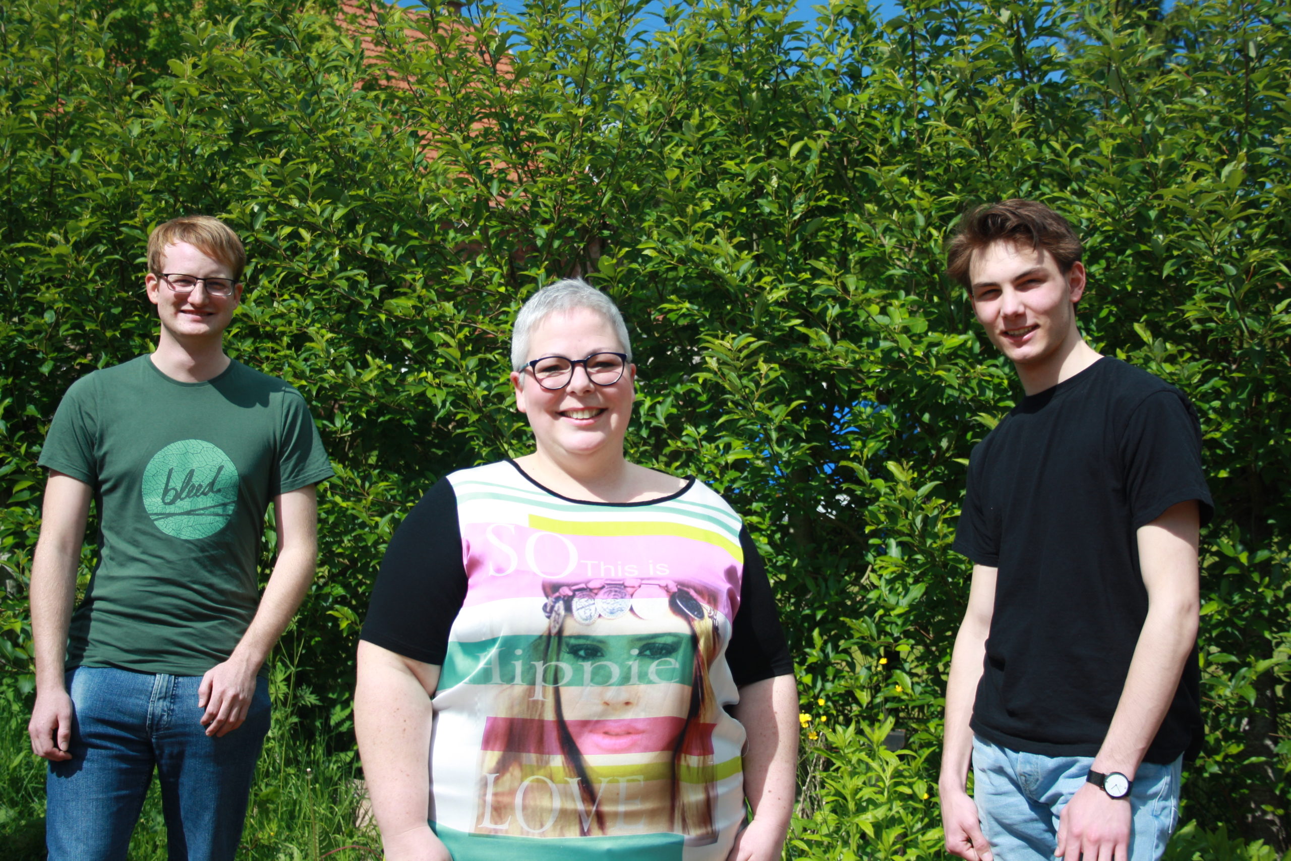 Vorstand des OV St. Wendel, v.l.n.r. Sören Bund-Becker, Yvonne Reis, Laurenz Riedschy